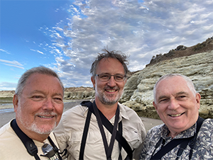 Birding with Kurt Steinwascher and Doug Kline near Puerto Madryn, Chubut, Patagonia Argentina, South America.